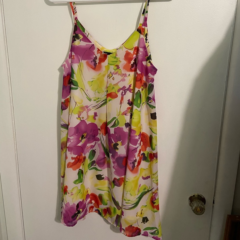Meritt Floral Spaghetti Strap Dress M